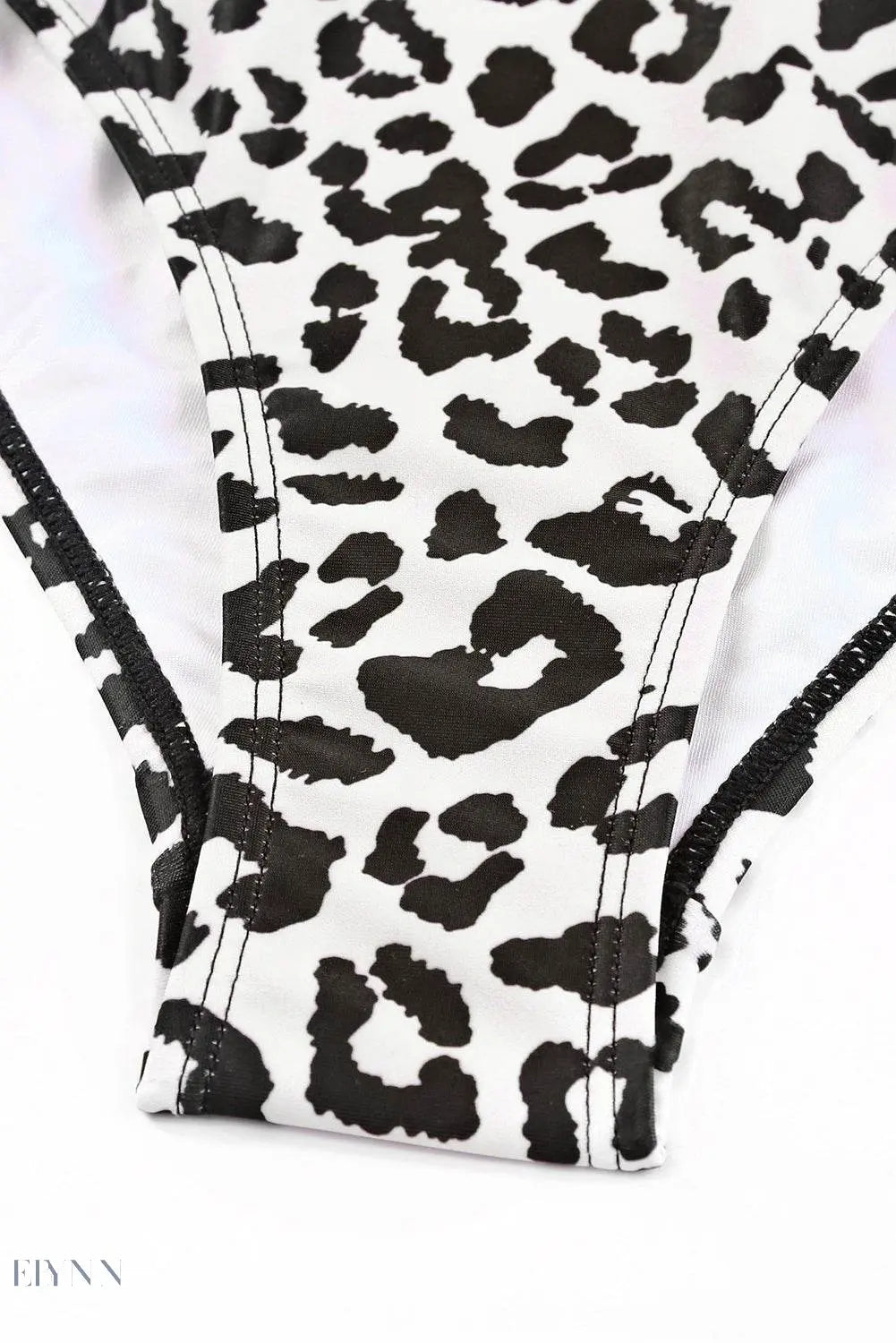 Leopard Cutout One-Shoulder One-Piece Swimsuit - EBYNN