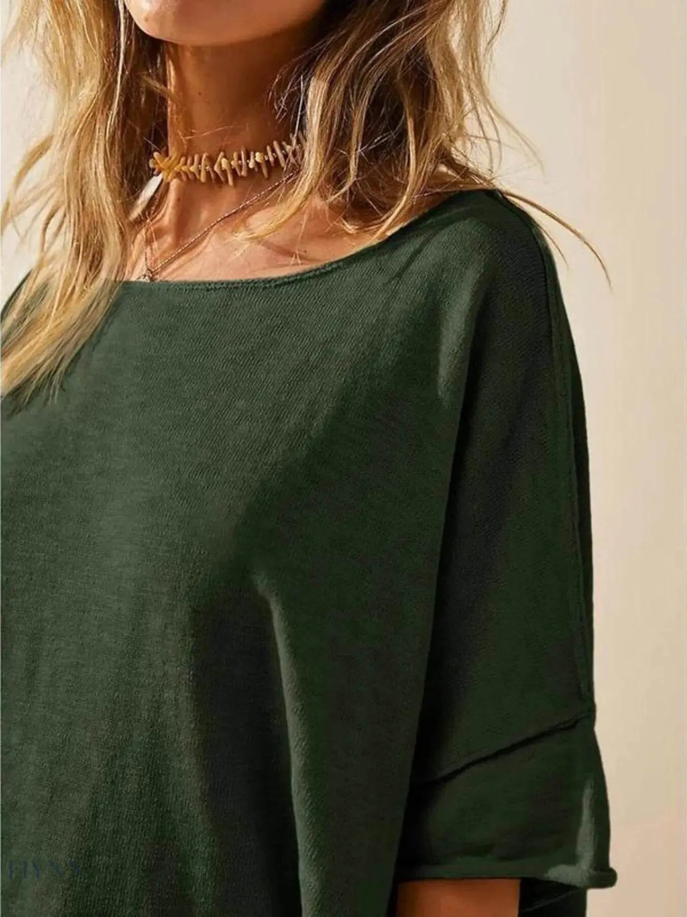 Oversized Round Neck T-Shirt for Ultimate Comfort with Drop-Shoulder Design - EBYNN