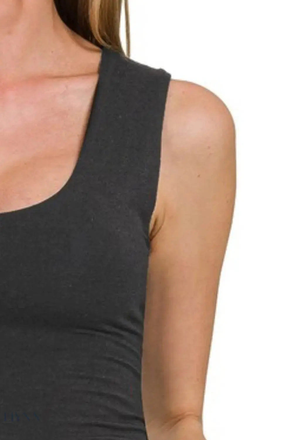 Zenana Cropped Tank Top - Stylish Comfort with Effortless Double Layered Design - EBYNN