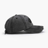 Embroidered Letter Cotton Baseball Cap.