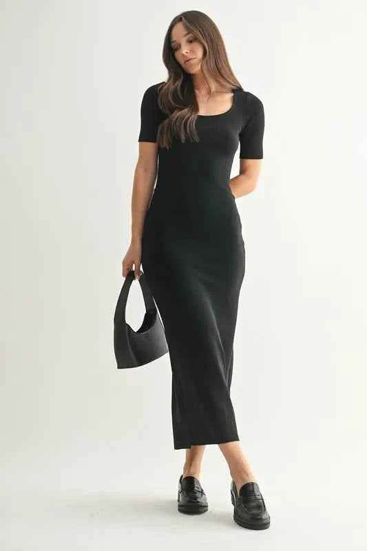 MONO B Laguna Soft Drape Maxi Dress.