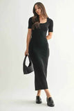 MONO B Laguna Soft Drape Maxi Dress.