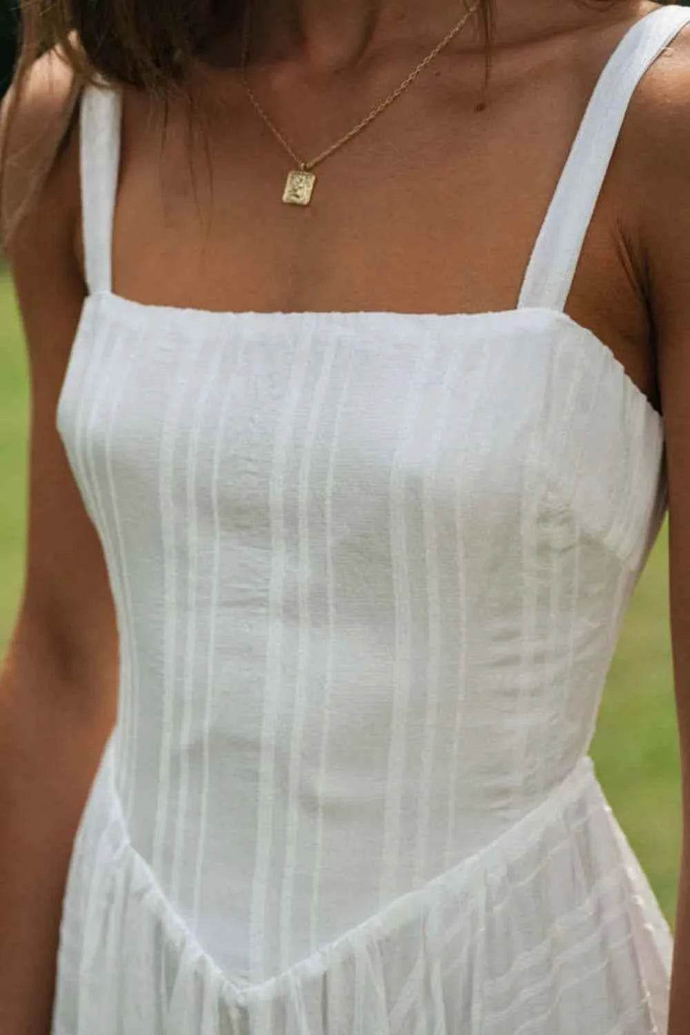 Square Neck Midi Cami Dress.