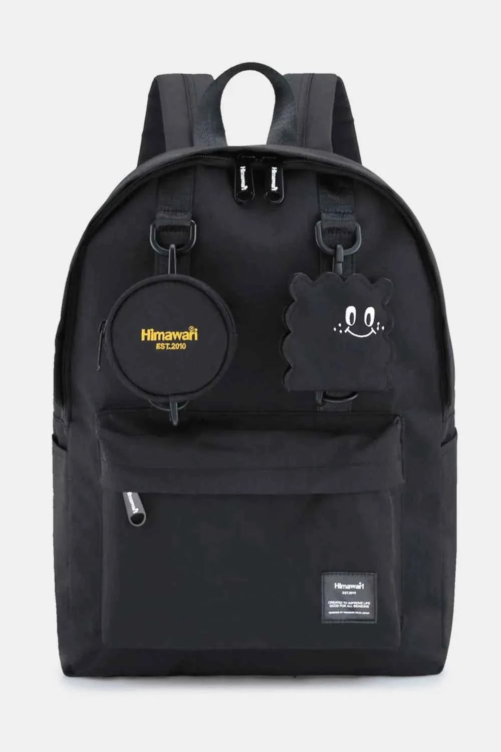 Himawari Waterproof Canvas Backpack with Detachable Coin Purse.