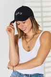 Embroidered City Baseball Cap.