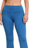 Zenana High Waist Flare Leg Yoga Pants - Buttery Soft.