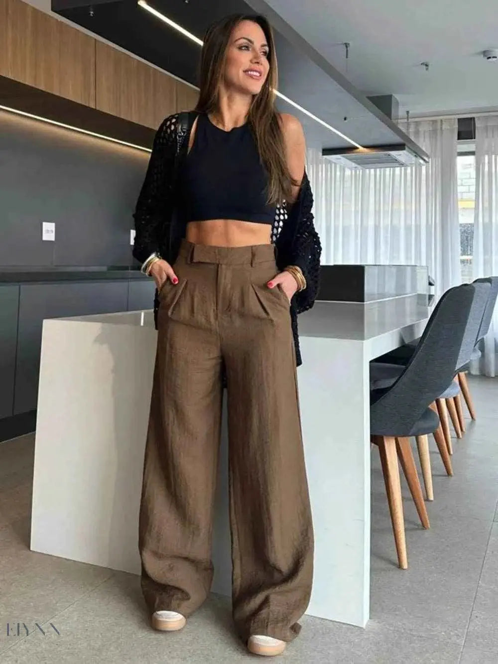 Hollow Out Cardigan - Stylish & Breathable Cover Up for Every Occasion - EBYNN