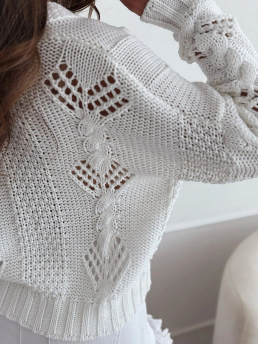 Button Up V-Neck Cardigan.