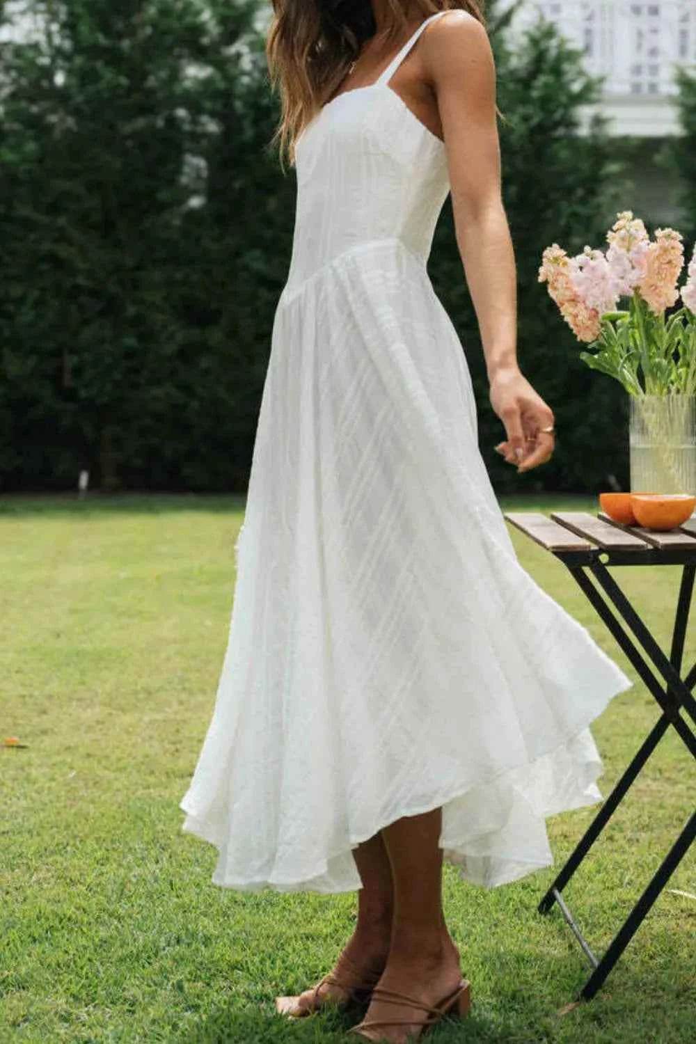 Square Neck Midi Cami Dress.