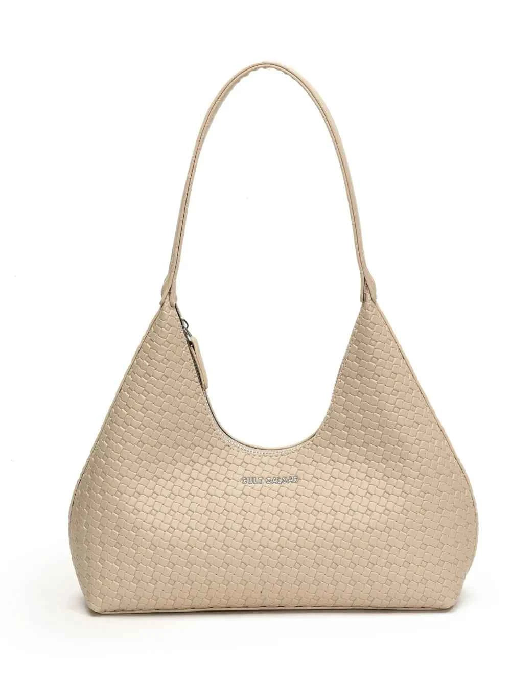 Small Texture PU Leather Shoulder Bag.