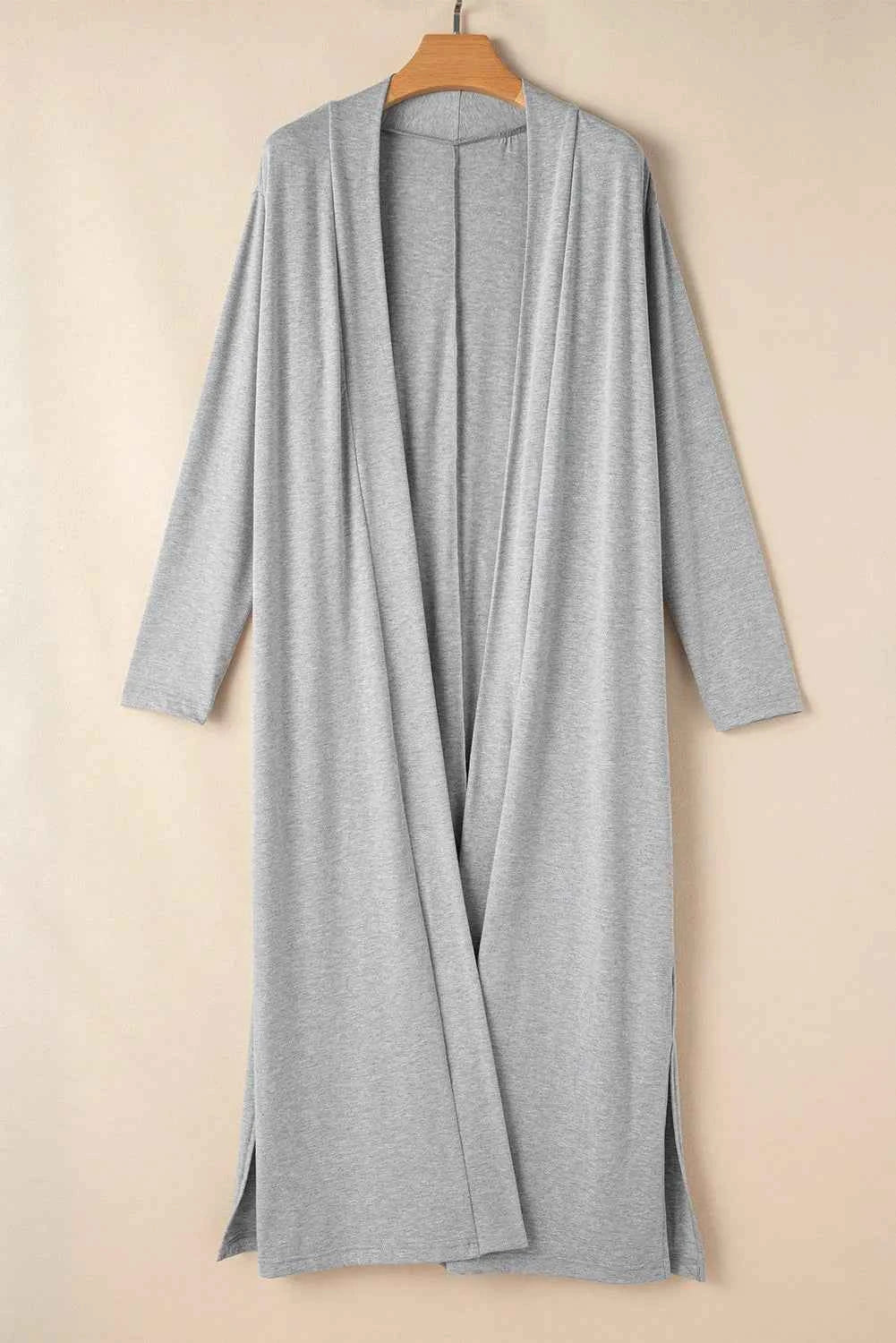 Open Front Long Sleeve Cardigan & Pants Lounge Set.