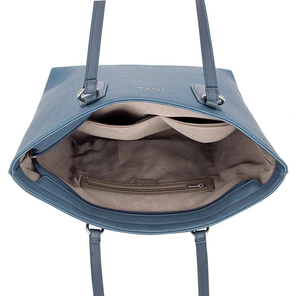 David Jones Medium PU Leather Tote Bag.