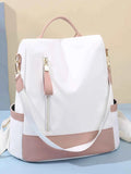 Color Block Convertible Backpack.
