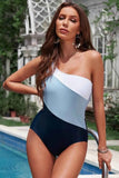 Colorblock One-Piece Swimsuit for Women - EBYNN