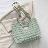 Bubble Textured Medium Tote Bag.