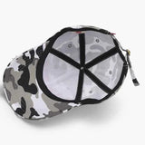 Adjustable Cotton Baseball Cap with Letter Design.
