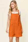Double Take Full Size Texture Sleeveless Romper.
