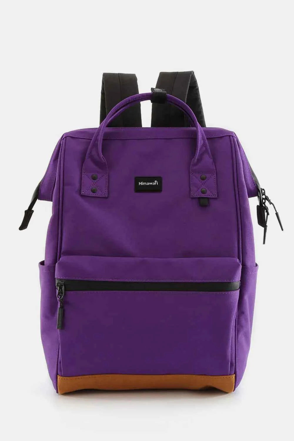 Himawari Waterproof Canvas Travel Backpack with USB Port.