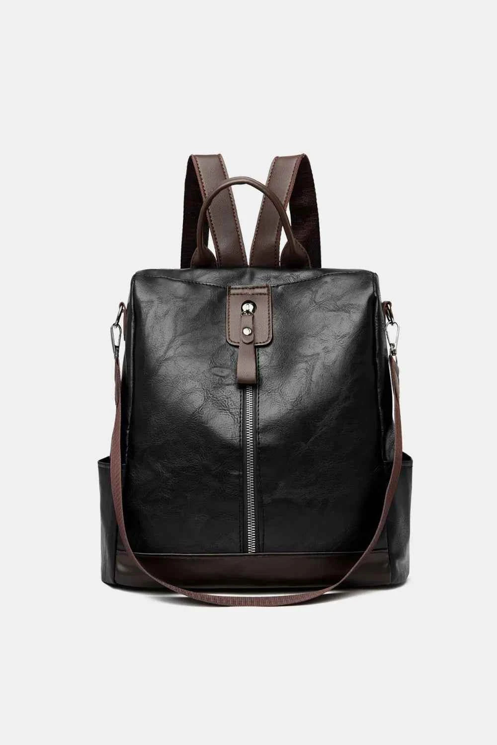 Large PU Leather Backpack Bag.