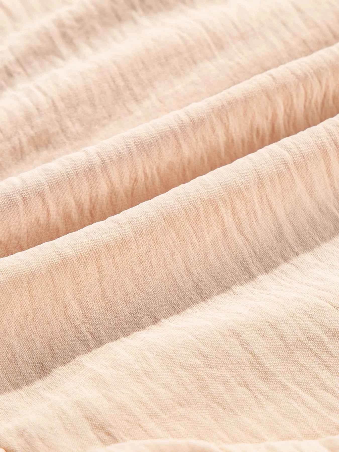 Crossover Backless Bodice Tiered Maxi Dress.