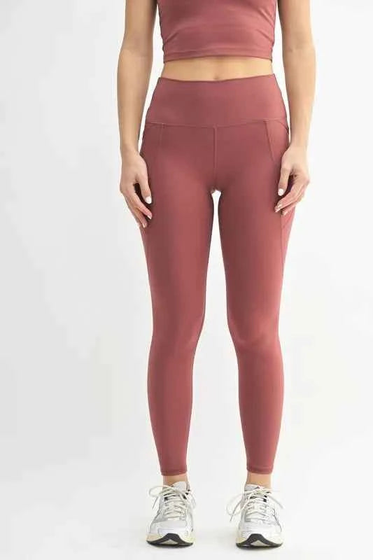 MONO B Venice Cloud Light Sculpt High-Waisted Leggings.