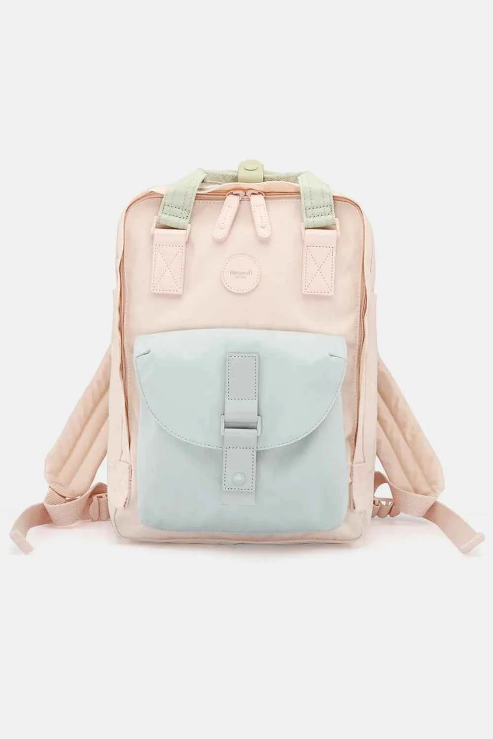Himawari Contrast Waterproof Canvas Backpack Bag.