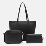 Nicole Lee USA 3-Piece Color Block Handbag Set.
