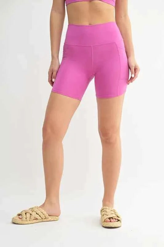 MONO B Venice Cloud Light Sculpt Biker Shorts.