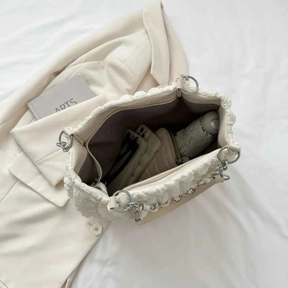 Bubble Textured Medium Tote Bag.