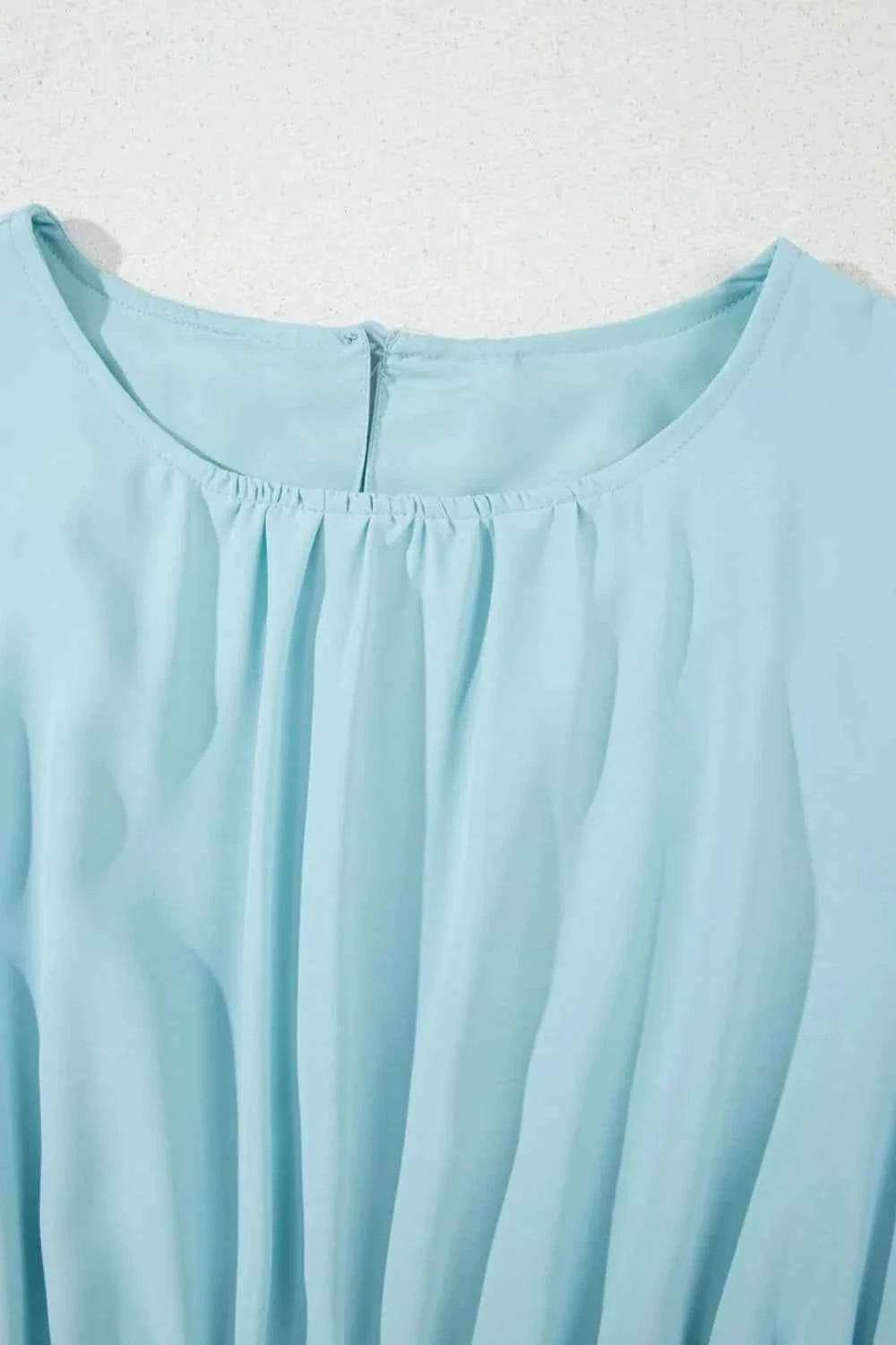 Round Neck Half Sleeve Dress.