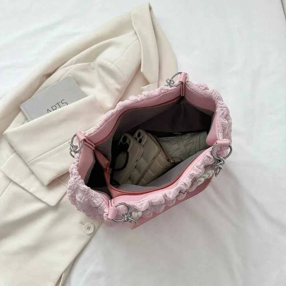 Bubble Textured Medium Tote Bag.