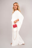 Batwing Top & Drawstring Wide Leg Trousers Co-ord Set.