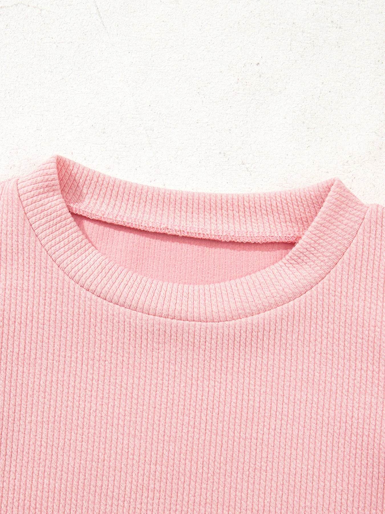 Pearl Ruffle Sleeve Blouse with Chic Embellishments - EBYNN