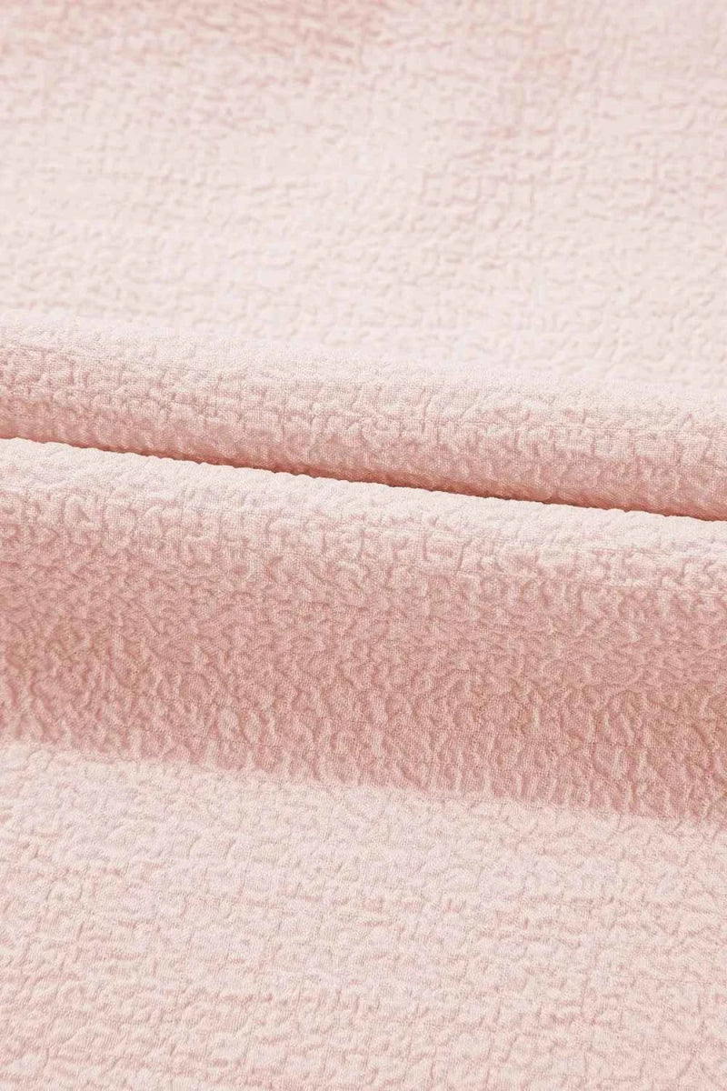 Ruffle Sleeve Bow Back Mini Dress.