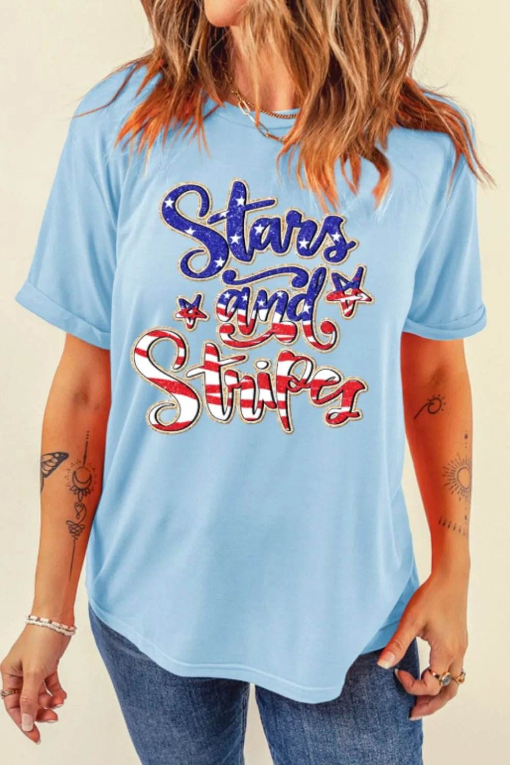 Stars and Stripes T-Shirt for Ultimate Freedom Style - EBYNN